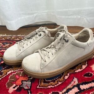 Birkenstock Bend Low Suede Leather Sandcastle Beige Shoes Women's Size US 8